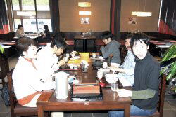 四季の蔵での昼食
